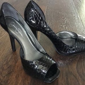 NORDSTROM-Jessica Simpson Blk Josette heels👀